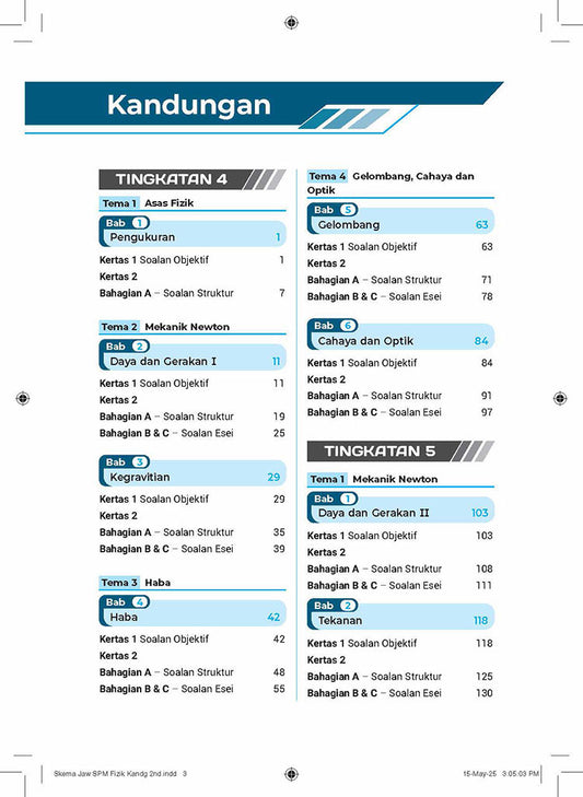 Skema Jawapan SPM Fizik KSSM Tg 4&5