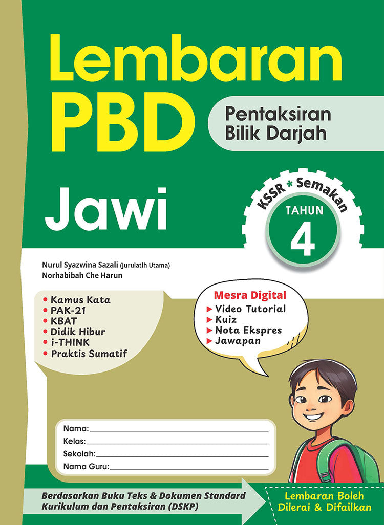 Lembaran PBD Jawi Tahun 4