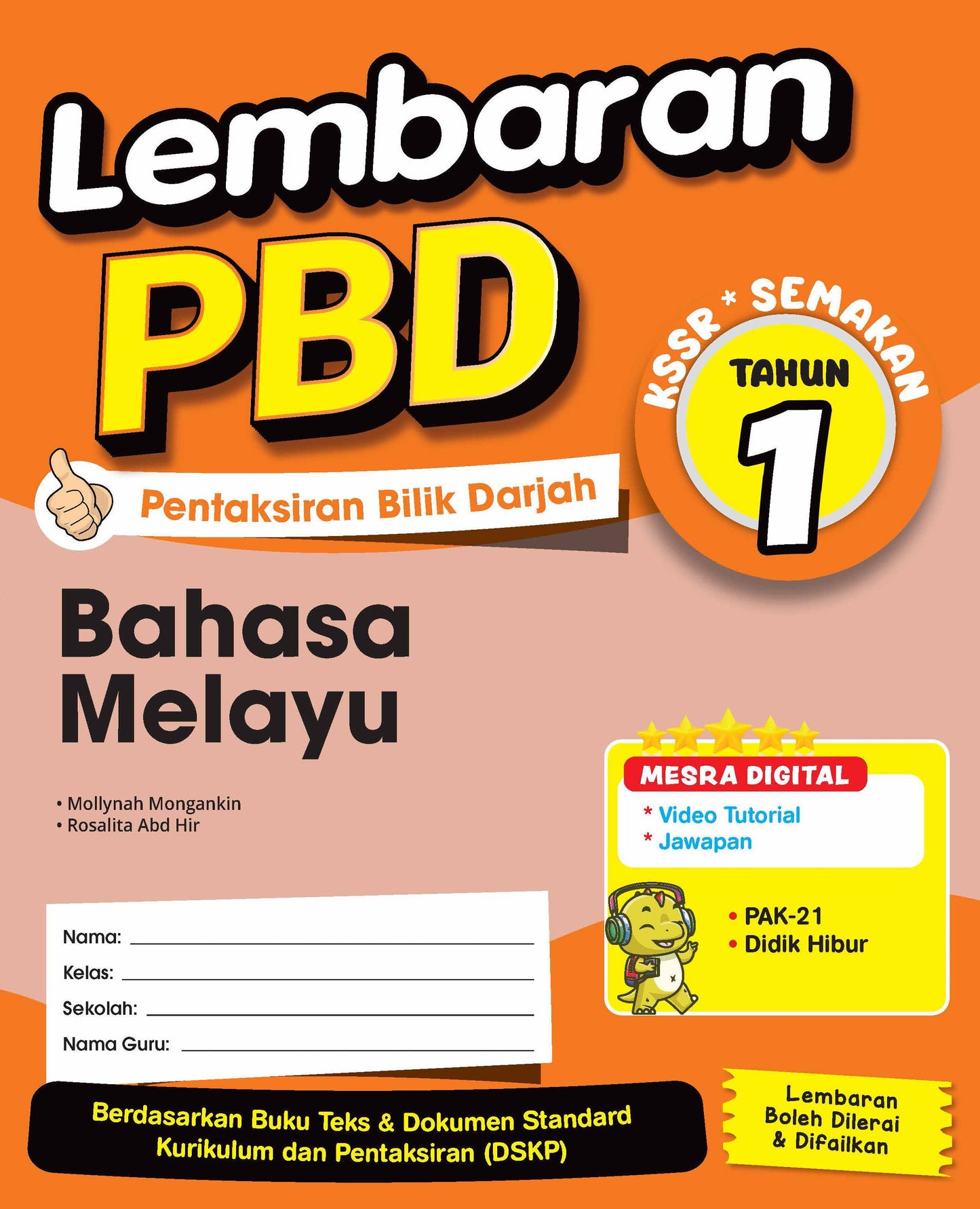 Lembaran PBD (2026) - Bahasa Melayu Tahun 1