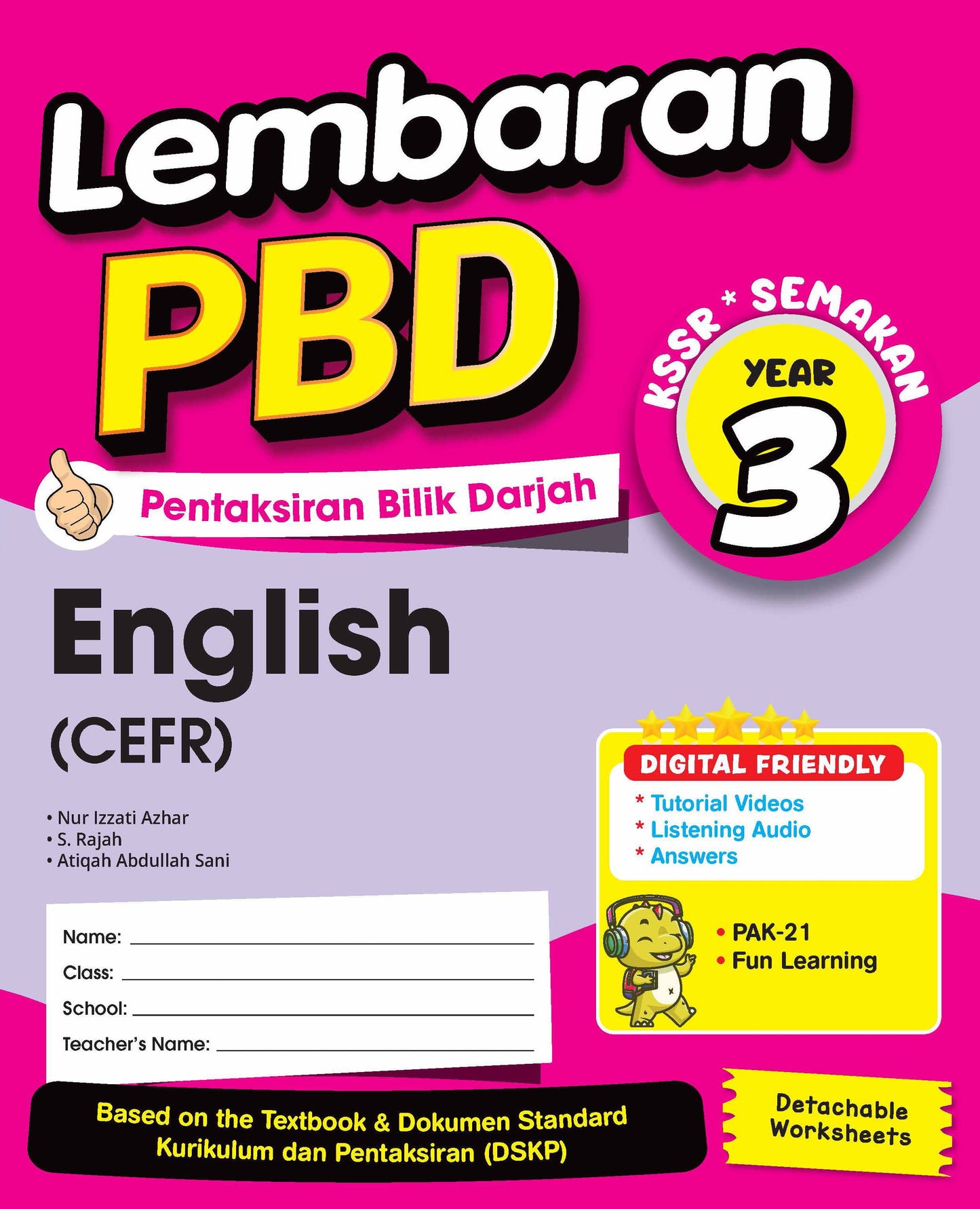 Lembaran PBD (2026) - English CEFR Year 3