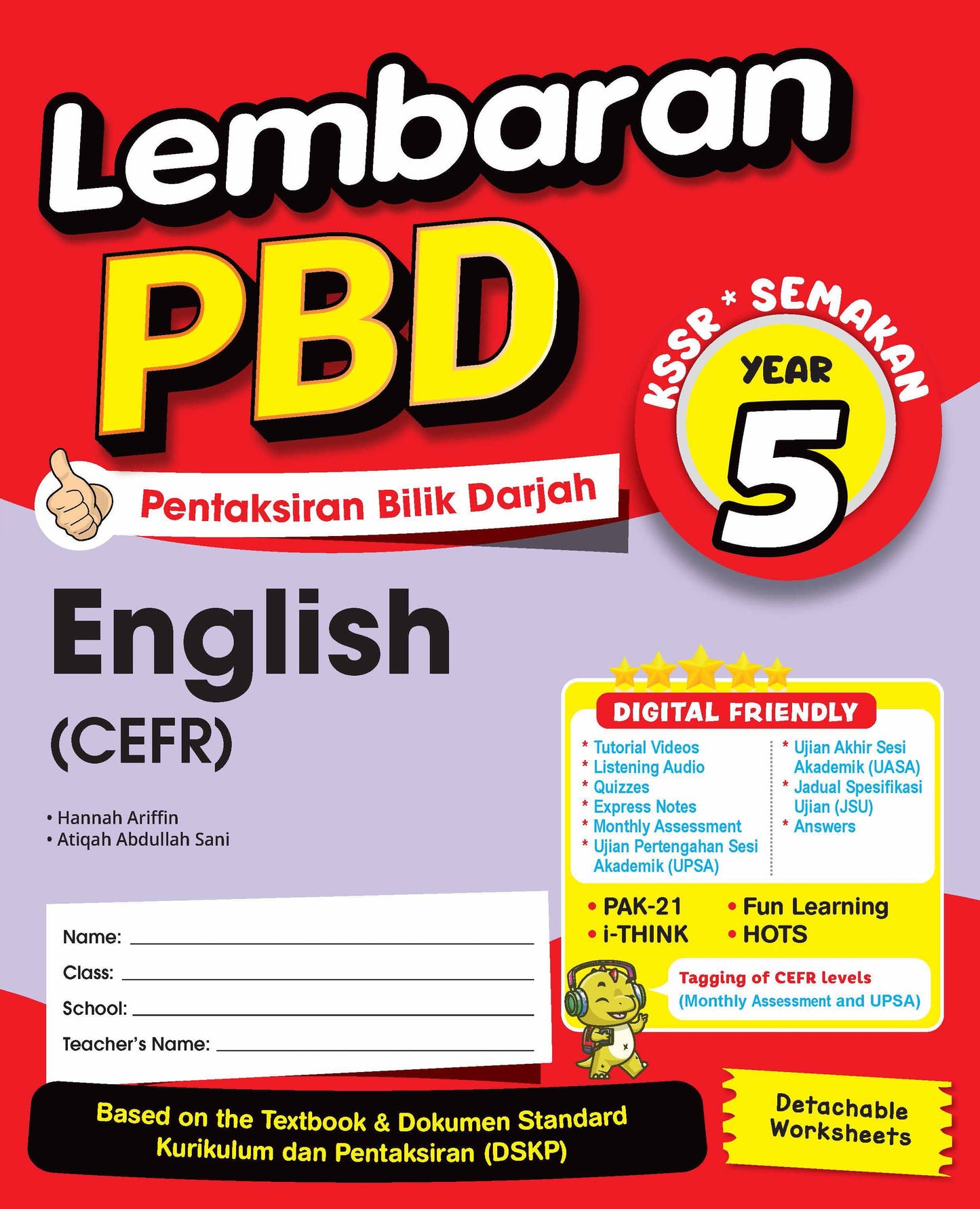 Lembaran PBD (2026) - English CEFR Year 5