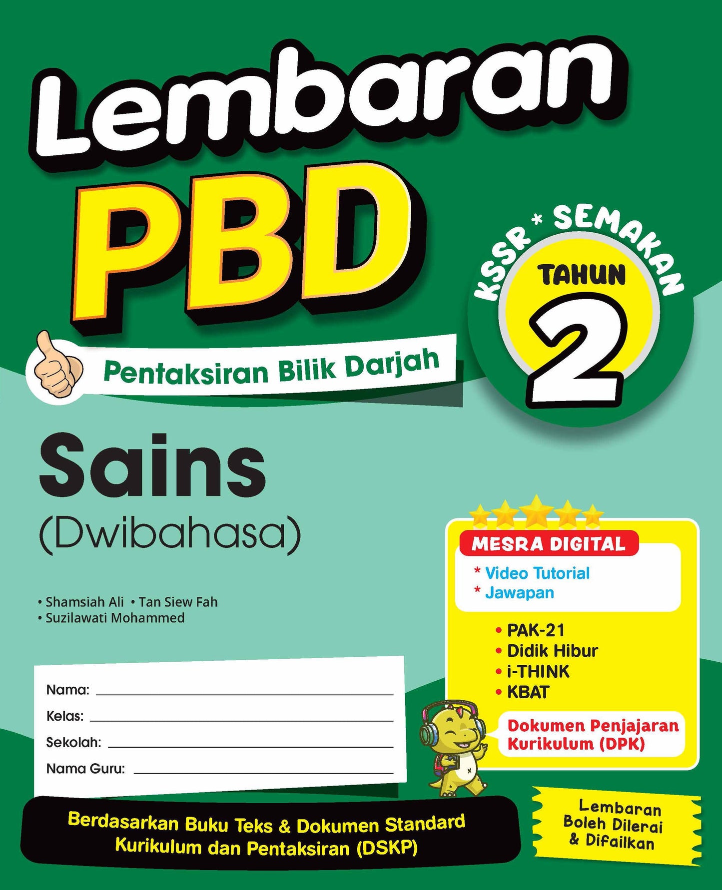 Lembaran PBD (2026) - Sains (Dwi) Tahun 2