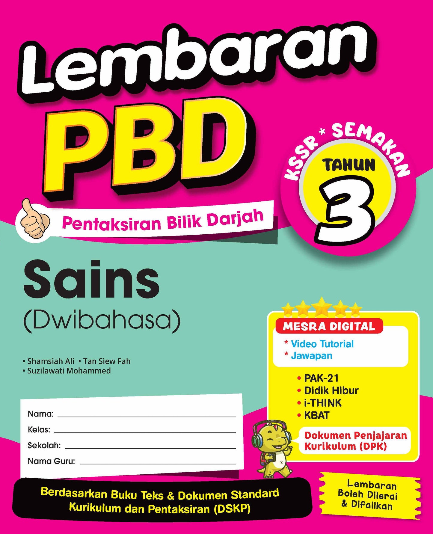 Lembaran PBD (2026) - Sains (Dwi) Tahun 3