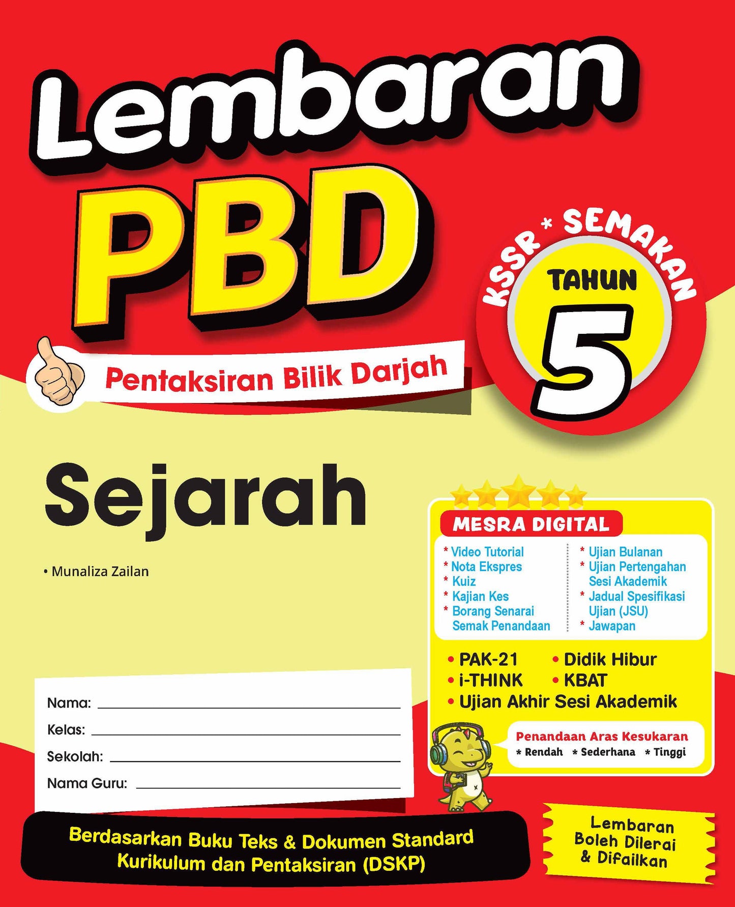Lembaran PBD (2026) - Sejarah Tahun 5