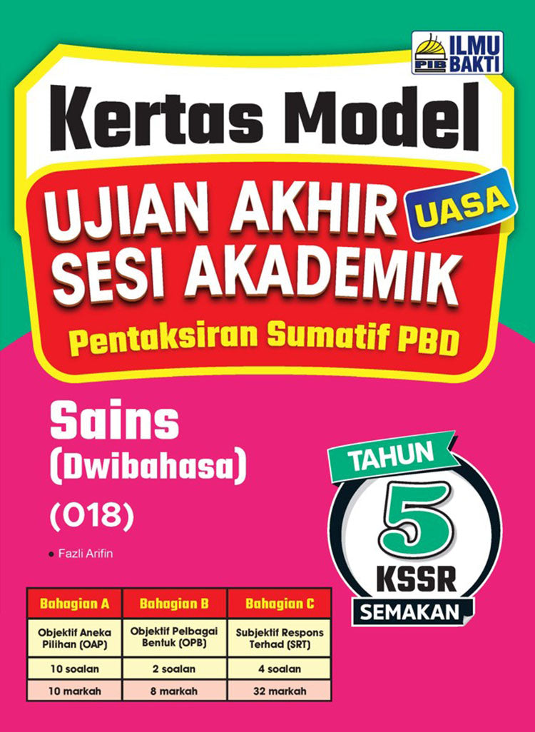 Kertas Model UASA Sains KSSR (Dwi) Thn 5