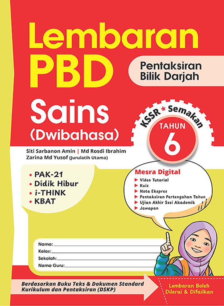 Lembaran PBD Sains (Dwi) Tahun 6