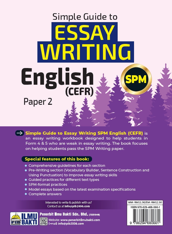 Simple Guide to Essay Writing SPM English (CEFR)