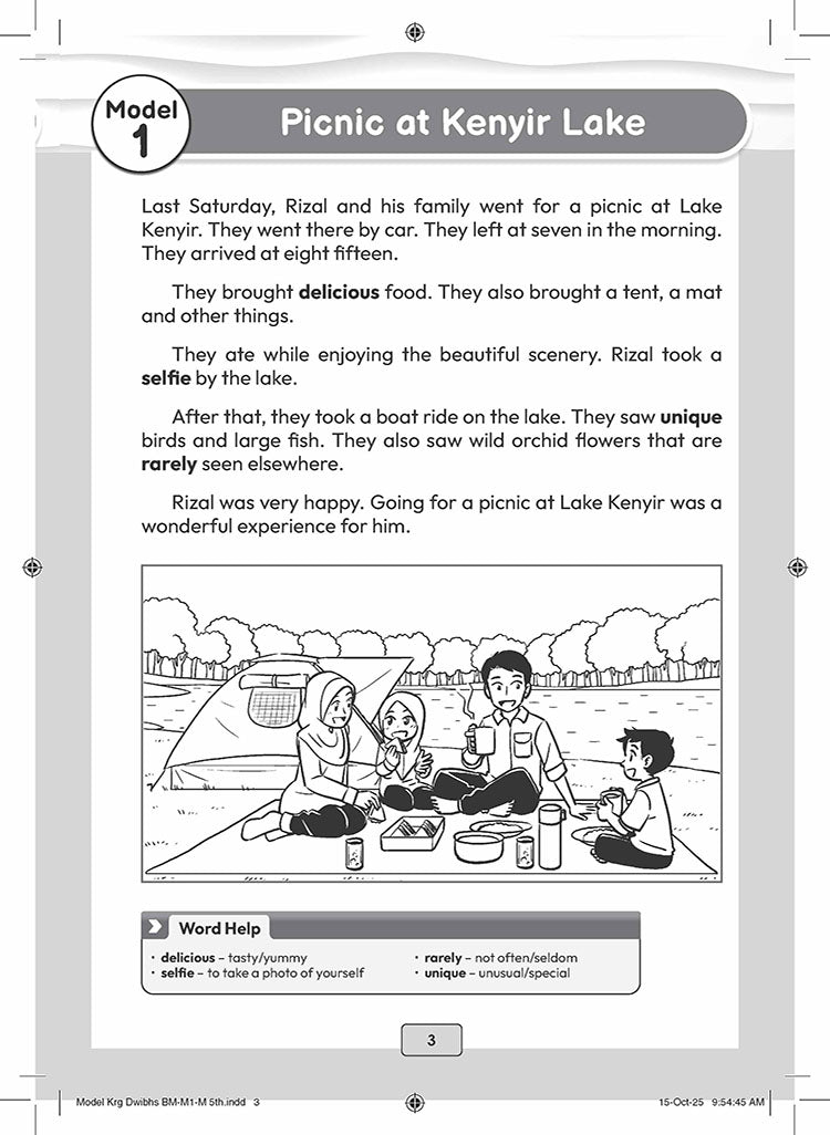 Model Karangan Dwibahasa Tahun 1, 2 & 3 [2026]