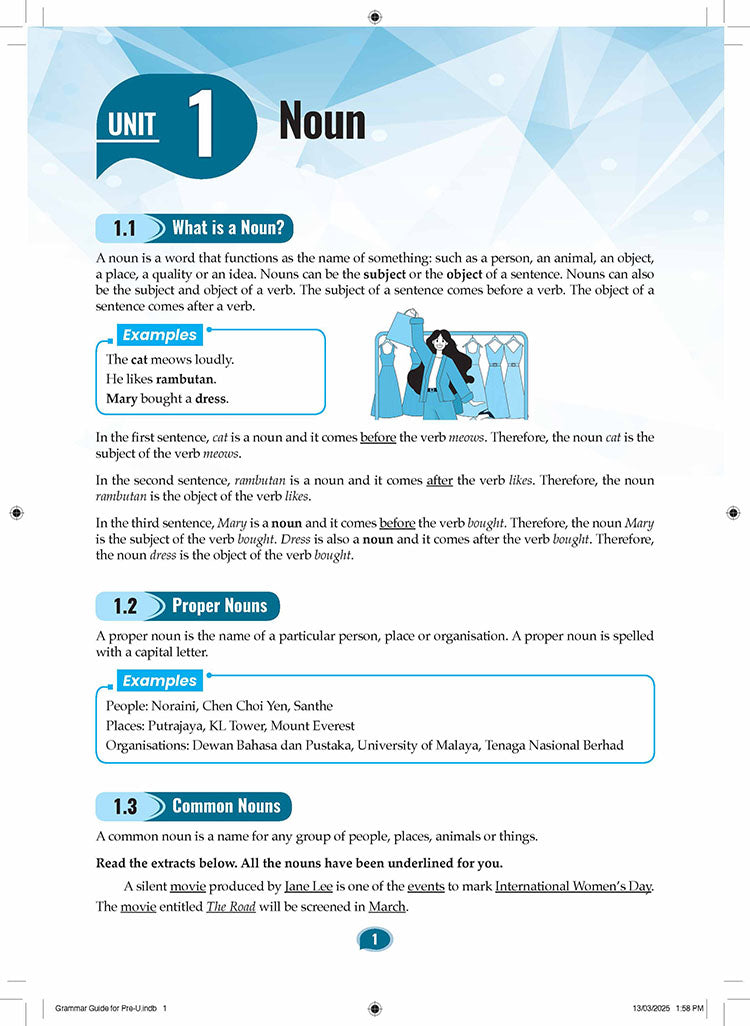 Grammar Guide for Pre-U [2025]