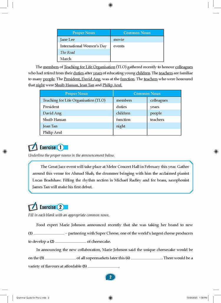 Grammar Guide for Pre-U [2025]