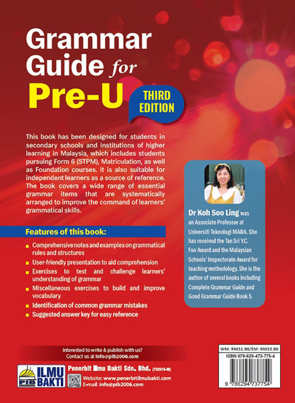 Grammar Guide for Pre-U [2025]