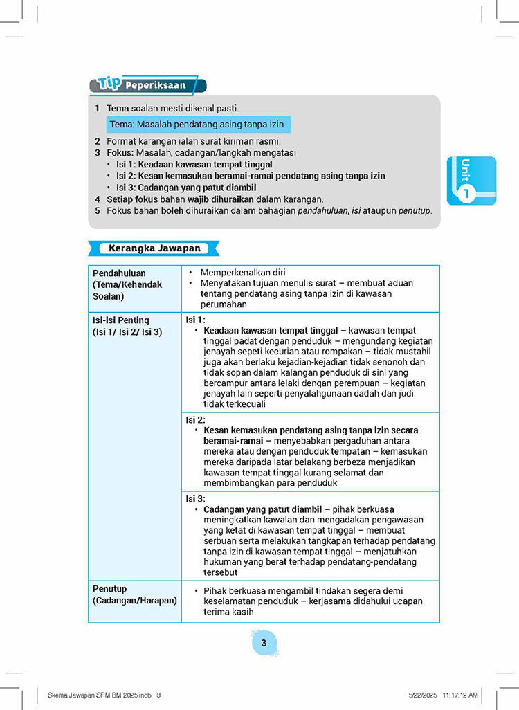 Skema Jawapan SPM Bahasa Melayu KSSM Tg 4&5