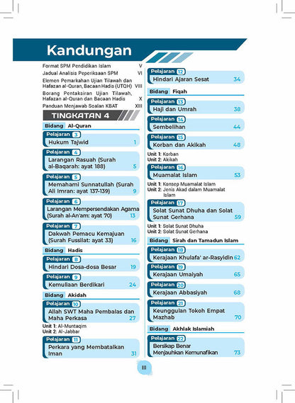 Skema Jawapan SPM Pendidikan Islam KSSM Tg 4&5