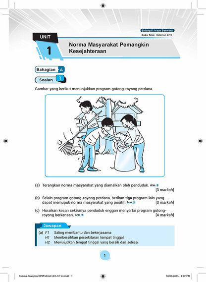 Skema Jawapan SPM Pendidikan Moral KSSM Tg 4&5