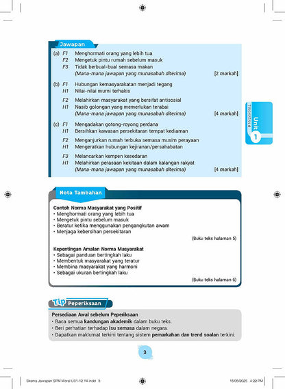Skema Jawapan SPM Pendidikan Moral KSSM Tg 4&5