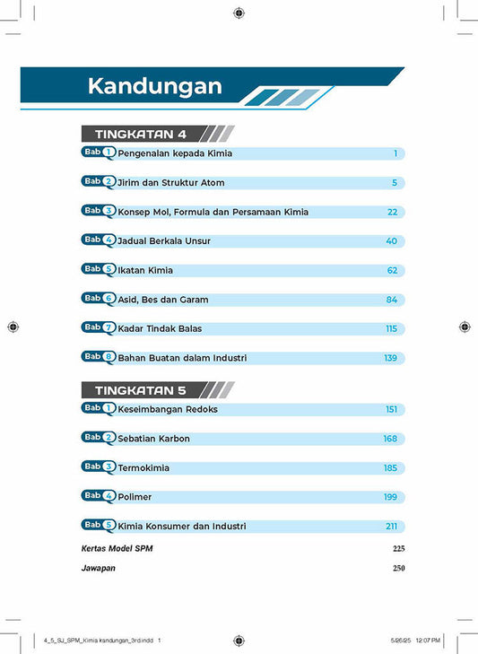 Skema Jawapan SPM Kimia KSSM Tg 4&5