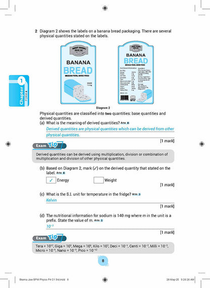 Skema Jawapan SPM Physics KSSM Form 4&5