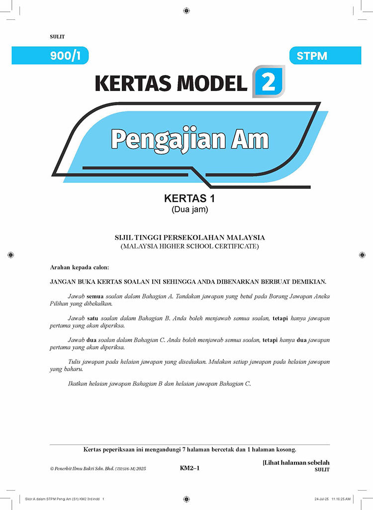 Skor A dalam STPM (Semester 1)