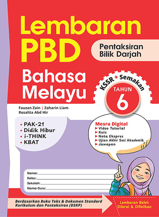 Lembaran PBD Bahasa Melayu Tahun 6