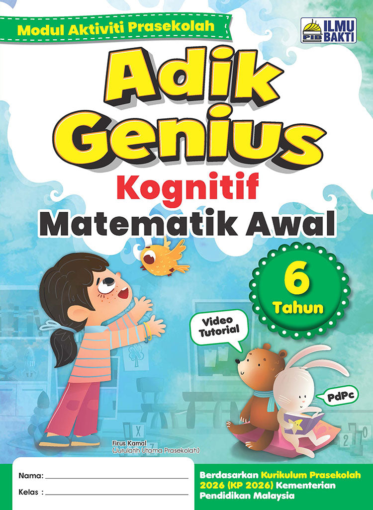 Adik Genius (2026) -  Kognitif Matematik Awal 6 Thn