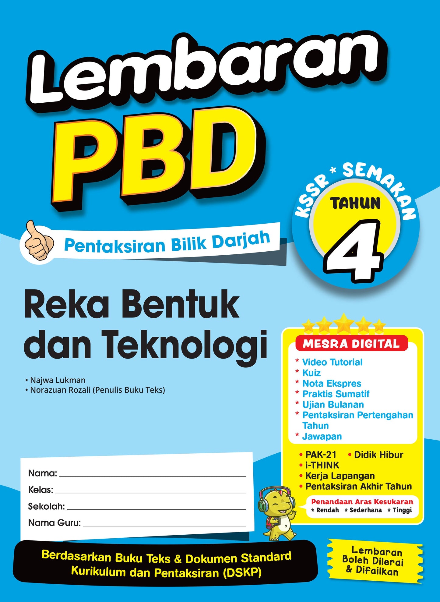 Lembaran PBD (2026) -  Reka Bentuk & Teknologi Tahun 4