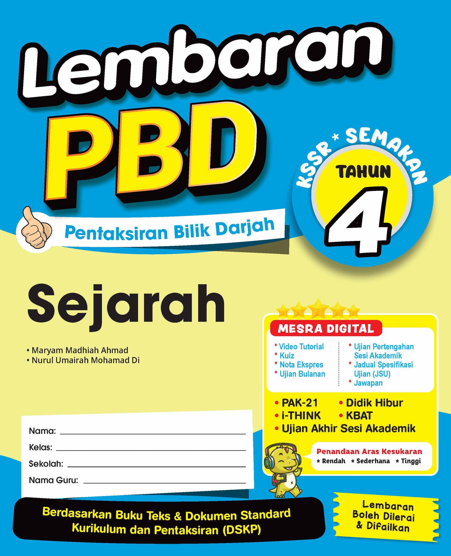 Lembaran PBD (2026) -  Sejarah Tahun 4
