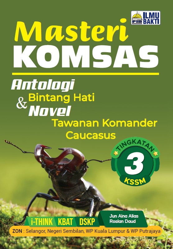 Masteri KOMSAS Antologi Bintang Hati & Novel Tawanan Komander Caucasus Tg 3