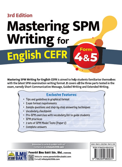 Mastering SPM Writing for English CEFR Form 4&5