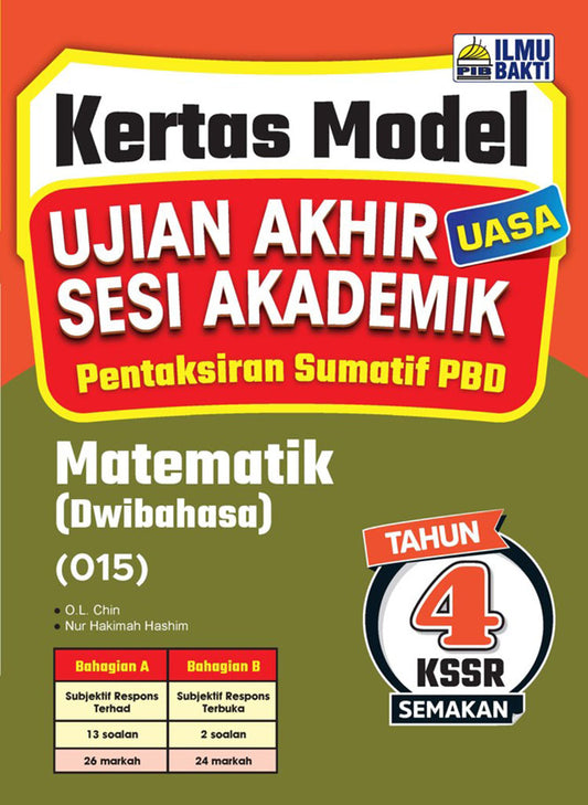 Kertas Model UASA Matematik KSSR (Dwi) Thn 4