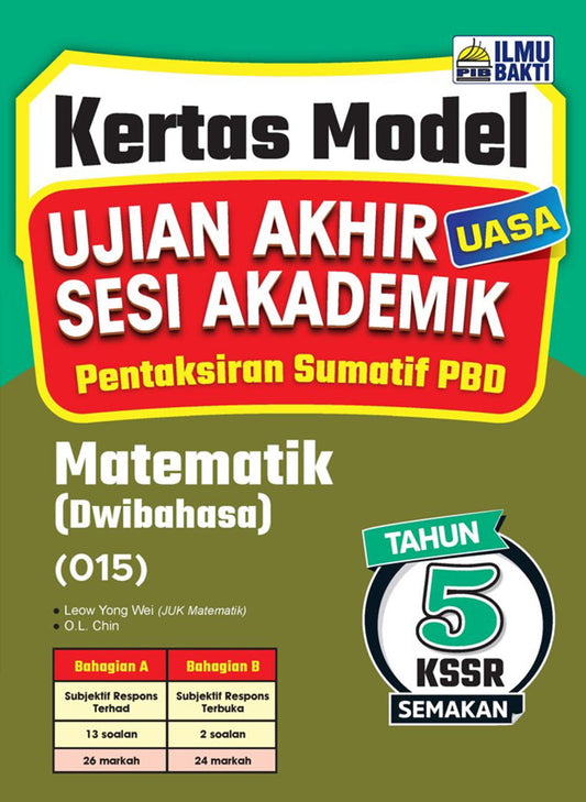 Kertas Model UASA Matematik KSSR (Dwi) Thn 5