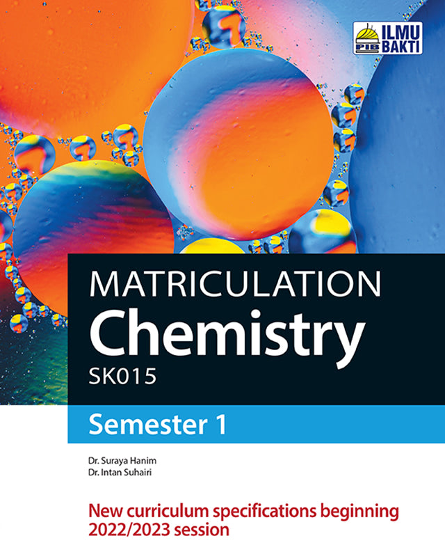 2022 Matriculation Chemistry Sem 1