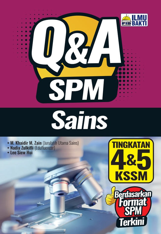 Q&A SPM Sains Ting 4&5 KSSM