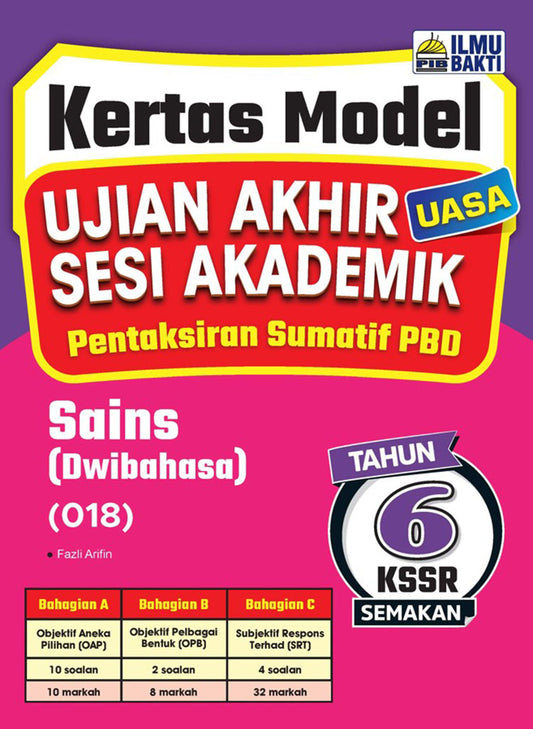 Kertas Model UASA Sains KSSR (Dwi) Thn 6