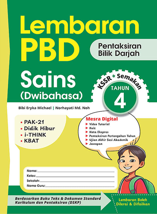 Lembaran PBD Sains (Dwi) Tahun 4