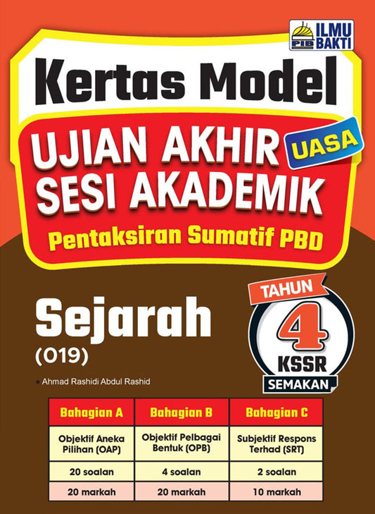 Kertas Model UASA Sejarah KSSR Thn 4