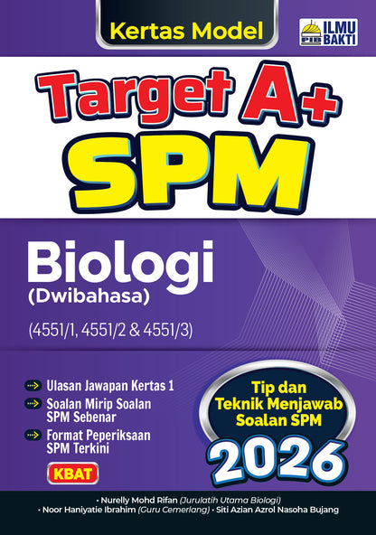 Target A+ Kertas Model SPM